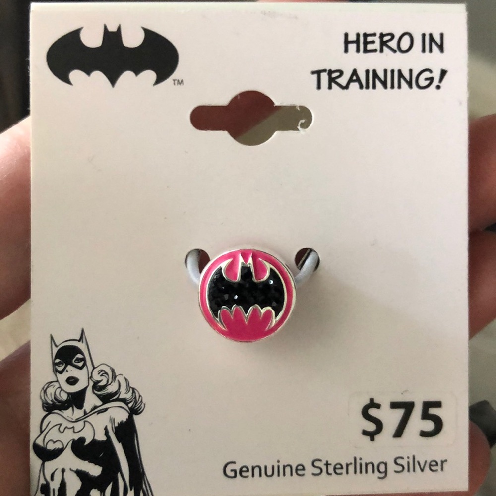 Genuine Sterling Silver Batman pendant